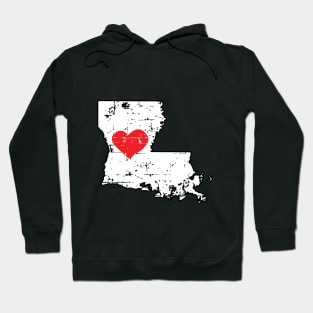 <3 Louisiana Gift or Souvenir T Shirt for Men Women and Kids Hoodie